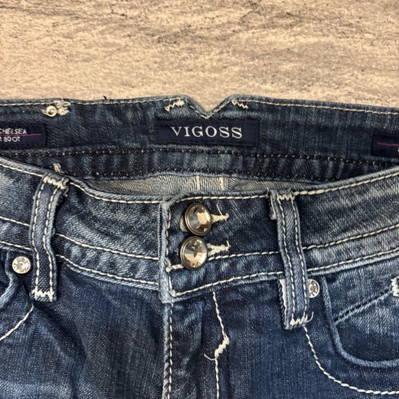 Vigoss Chelsea Slim Boot Cut Jeans - Picture 3 of 8